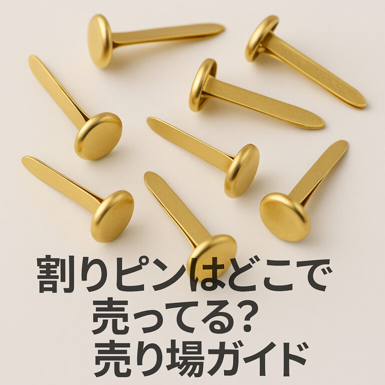 割りピンはどこで売ってる?ダイソー・セリア・無印・ニトリは?売り場や販売店など徹底ガイド | さすがやね!